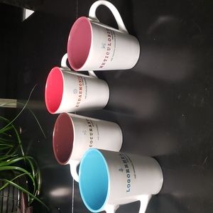 Starbucks spelling bee champion word mug set of 4